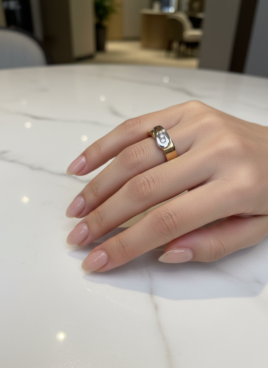 585 Rotgold Damen Ring