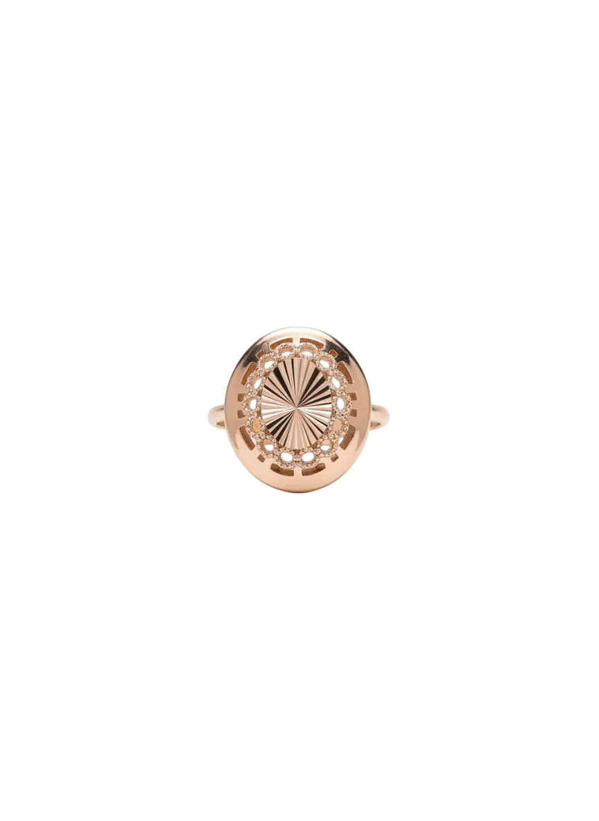 585 Rotgold Damen Ring