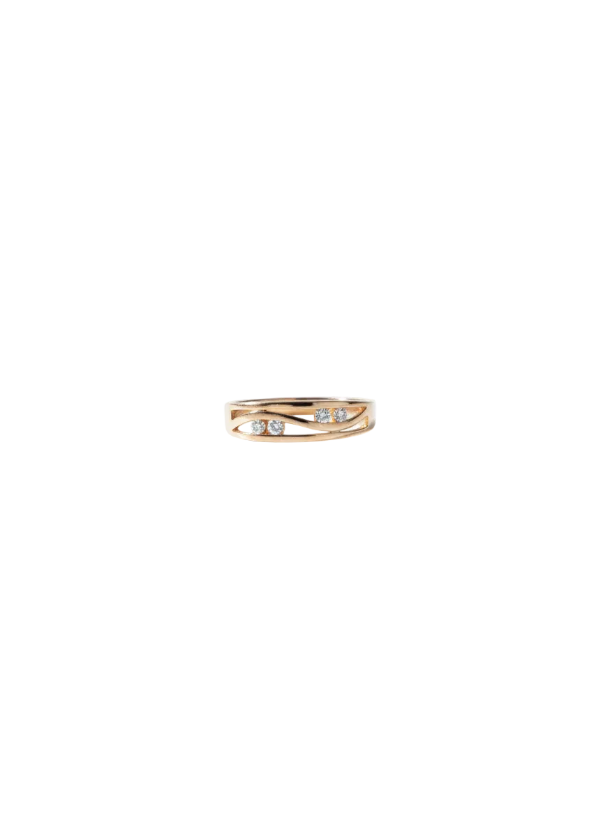585 Rotgold Damen Ring