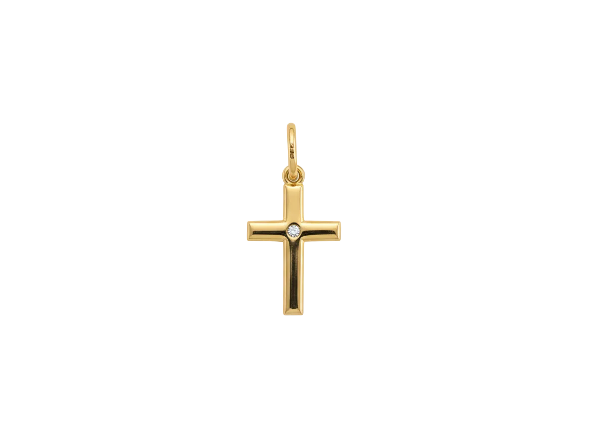 585 Rotgold Anhänger – Kreuz