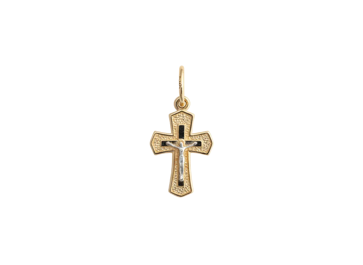 585 Rotgold Anhänger – Kreuz