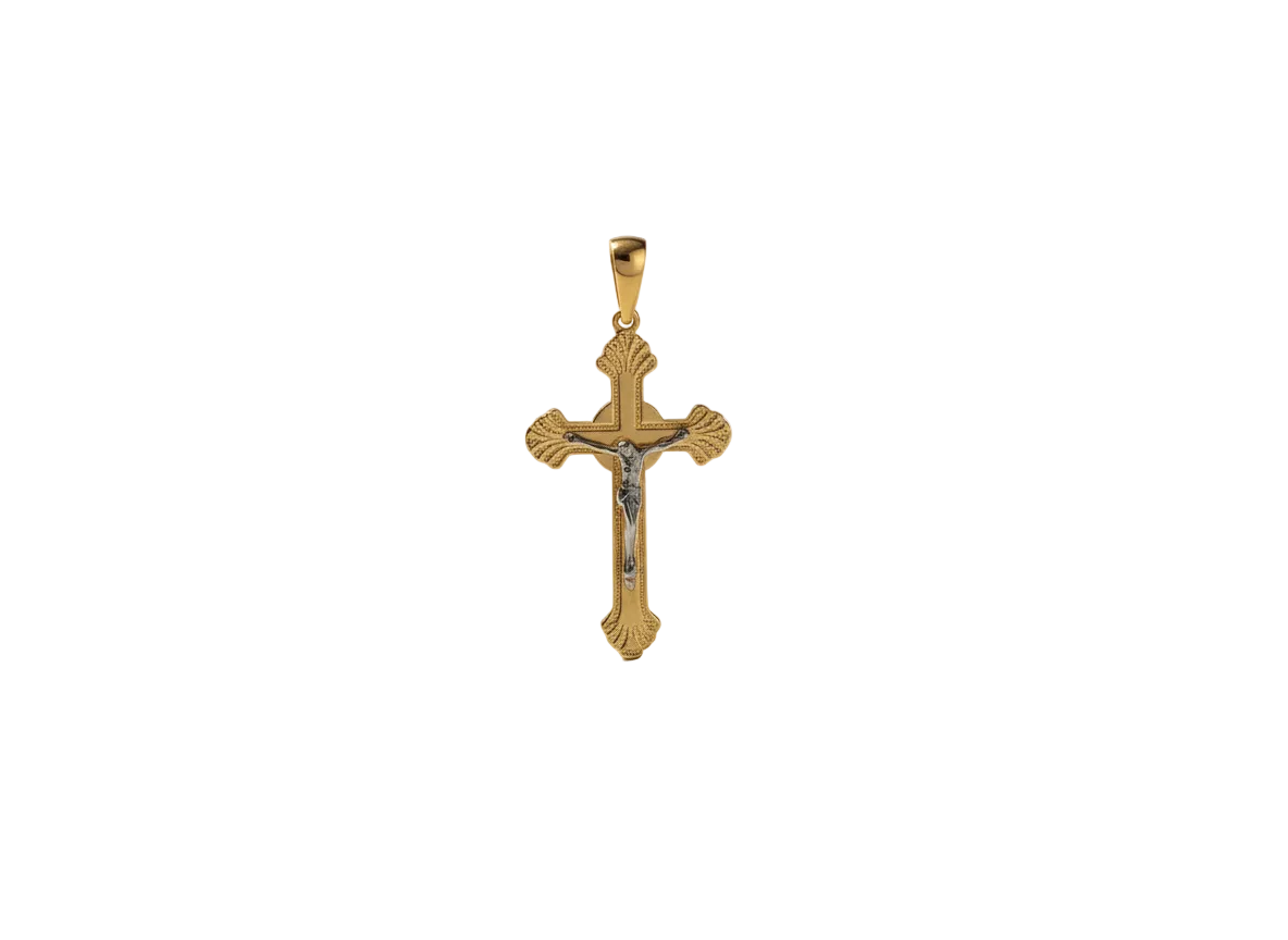 585 Rotgold Anhänger – Kreuz