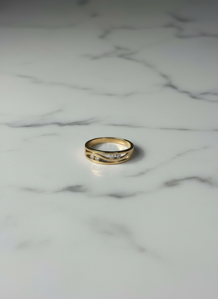 585 Rotgold Damen Ring