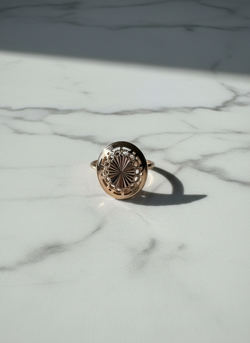 585 Rotgold Damen Ring