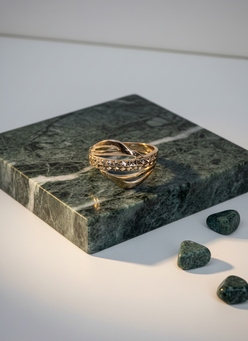 585 Rotgold Damen Ring