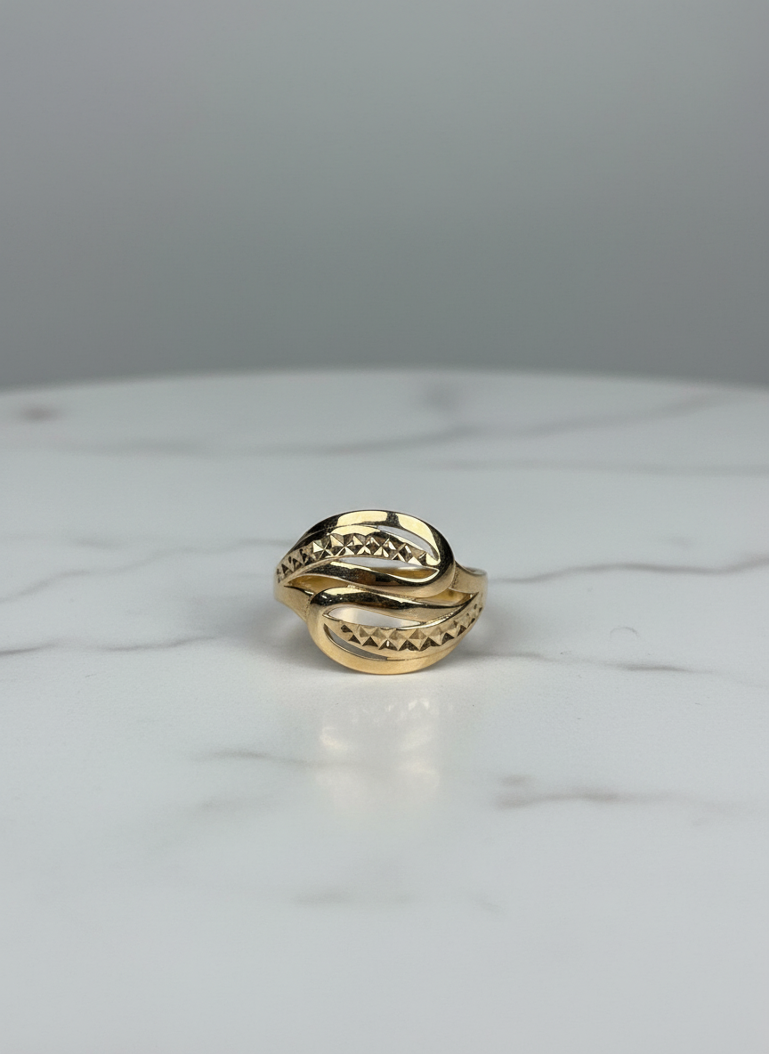 585 Rotgold Damen Ring