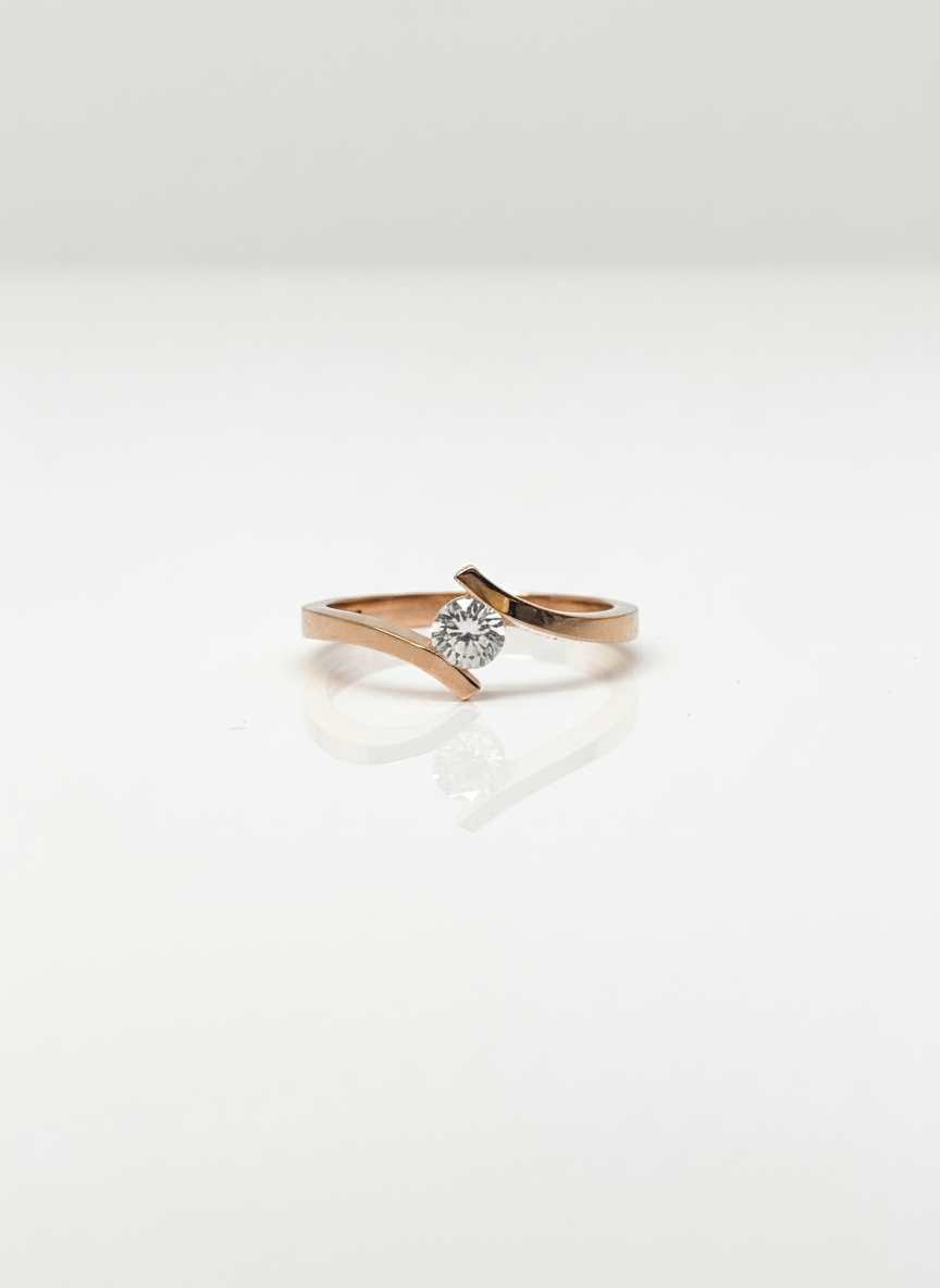 585 Rotgold Damen Ring