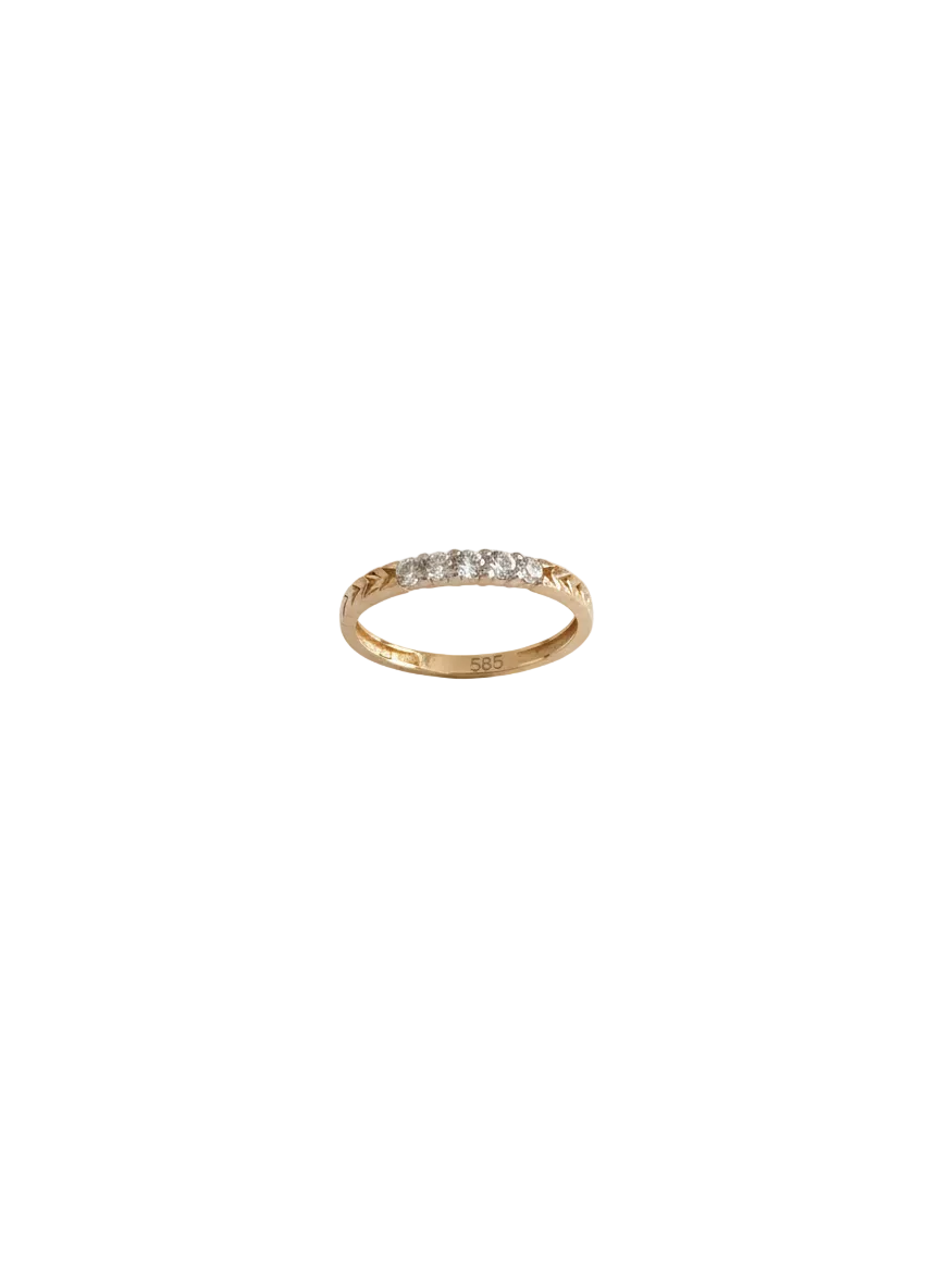 585 Rotgold Damen Ring