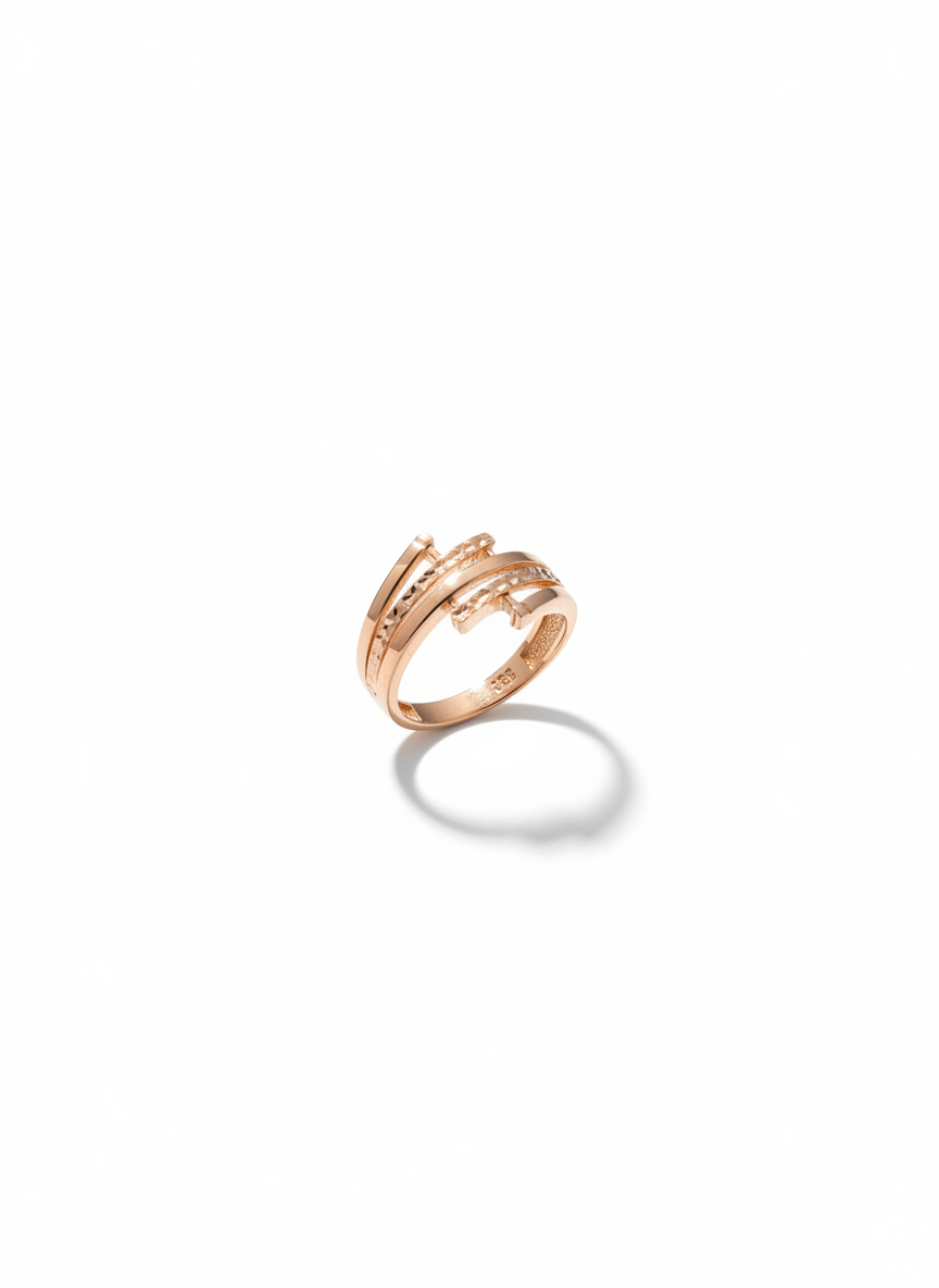 585 Rotgold Damen Ring