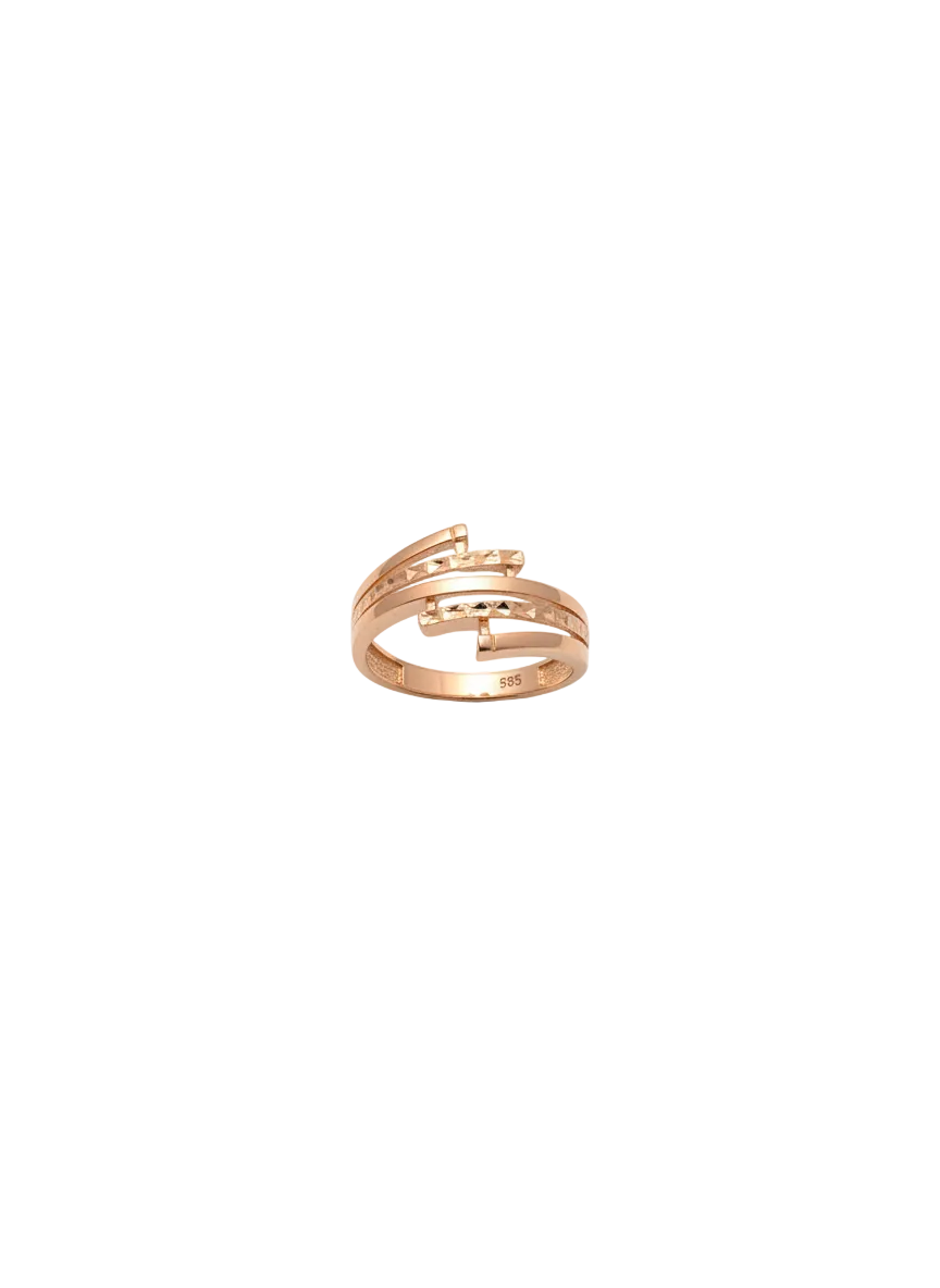 585 Rotgold Damen Ring