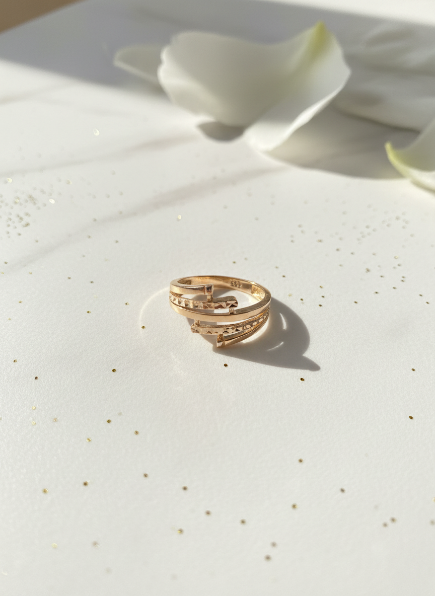 585 Rotgold Damen Ring